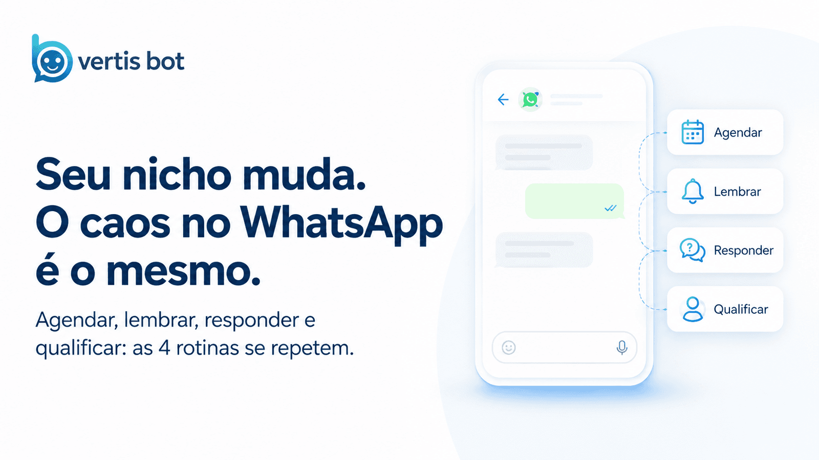 Clínica, salão, consultório: 4 rotinas iguais no WhatsApp