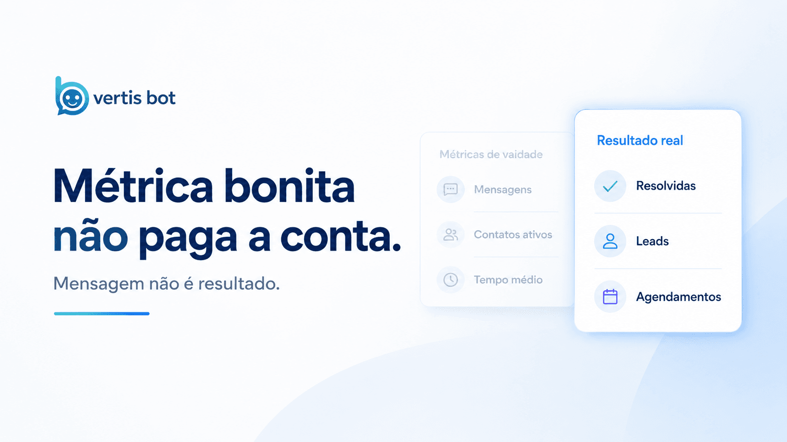 Métricas de bot no WhatsApp: o que importa (e o que engana)